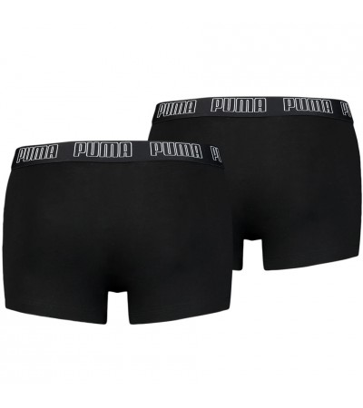 Bokserki męskie Puma Basic Trunk 2P czarne 935015 01