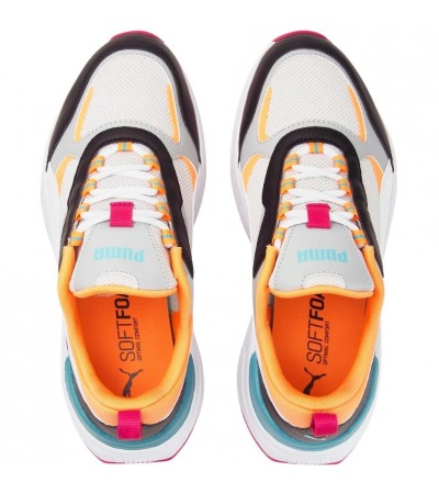 Buty damskie Puma Cassia Nimbus szaro-pomarańczowe 384647 05