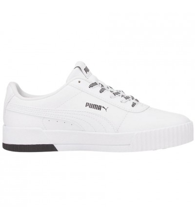 Buty damskie Puma Carina Logomania biało-czarne 383906 01