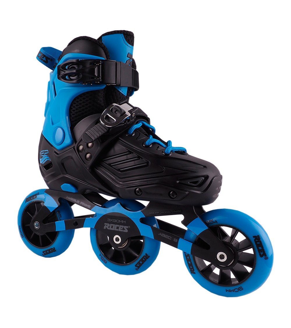Łyżworolki Roces Yep 3x90 Tif czarno-niebieskie 400853 00001