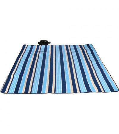 Koc plażowo-pikinikowy Royokamp 200x200 cm z powłoką alu paski 1036106
