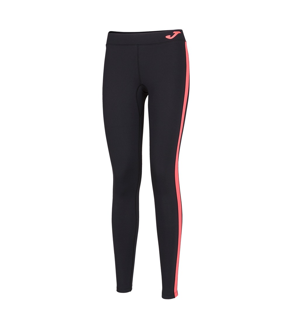 Legginsy damskie Joma Ascona Long Tight czarno-różowe 901127.119