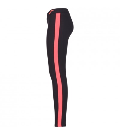 Legginsy damskie Joma Ascona Long Tight czarno-różowe 901127.119