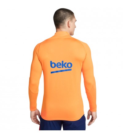 Bluza męska Nike FCB NK DF Strike Drill Top KKS pomarańczowa DH7682 837
