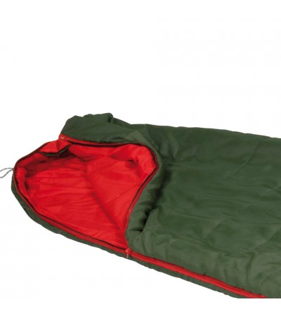 Śpiwór High Peak Pak 600 210x75x50 cm zielono-czerwony 23246