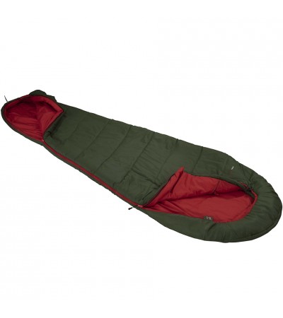 Śpiwór High Peak Pak 1000 220x80x50 cm zielono-czerwony 23250