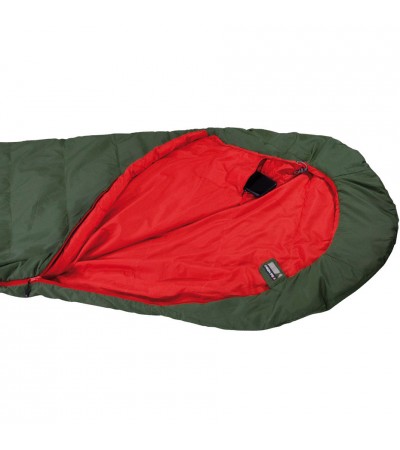 Śpiwór High Peak Pak 1000 220x80x50 cm zielono-czerwony 23250