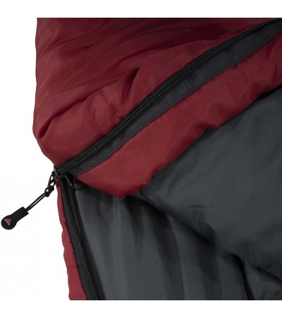 Śpiwór High Peak TR 300 230x85x55 cm bordowo-szary lewy 23066