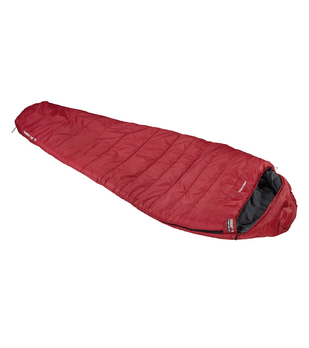 Śpiwór High Peak Redwood 3 220x80x50 cm bordowo-szary 23085