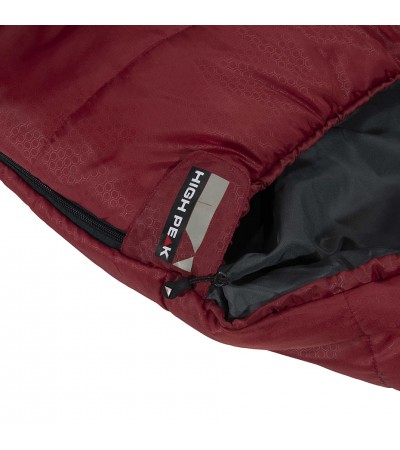 Śpiwór High Peak Redwood 3 220x80x50 cm bordowo-szary 23085