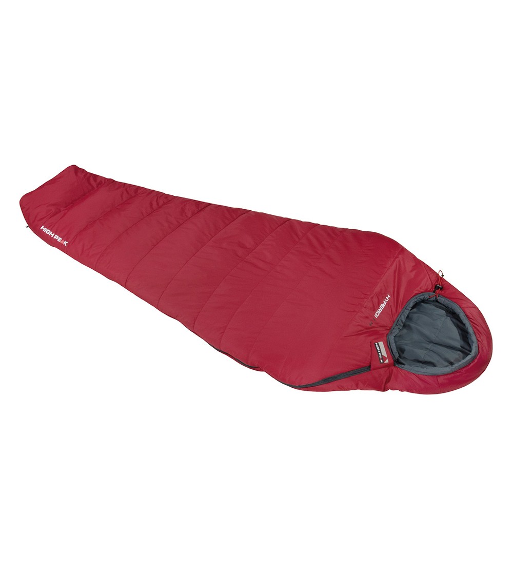Śpiwór High Peak Hyperion 1M 210x80x50 cm bordowo-szary 23363