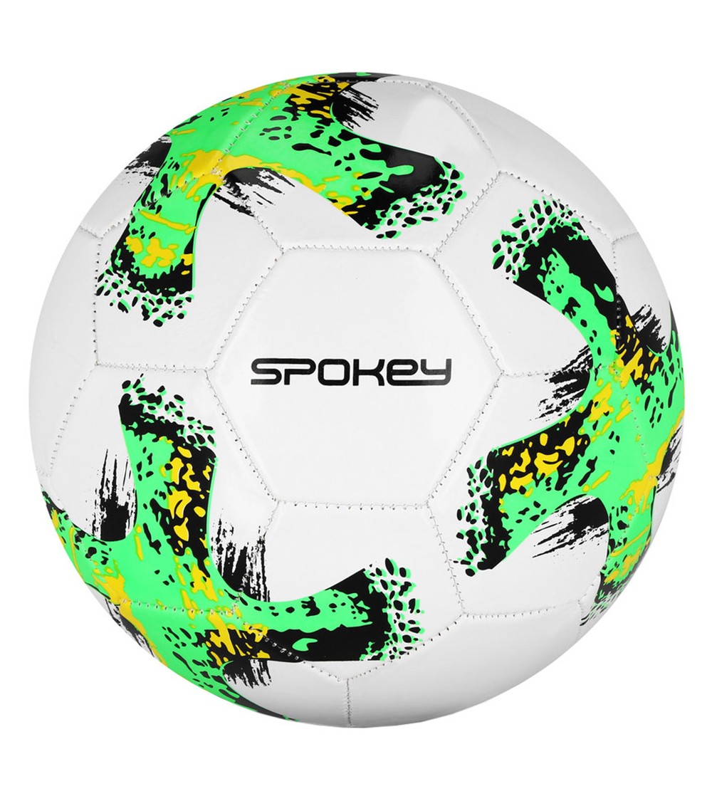 Piłka nożna Spokey Goal biało-zielona 929836