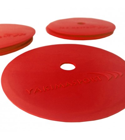 Zestaw znaczników pola Yakima Sport płaskie 10 szt. czerwone 100584