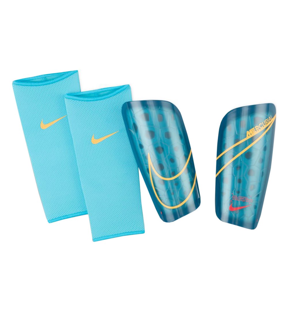 Ochraniacze piłkarskie Nike Mercurial Lite Guard turkusowe SP2120 447