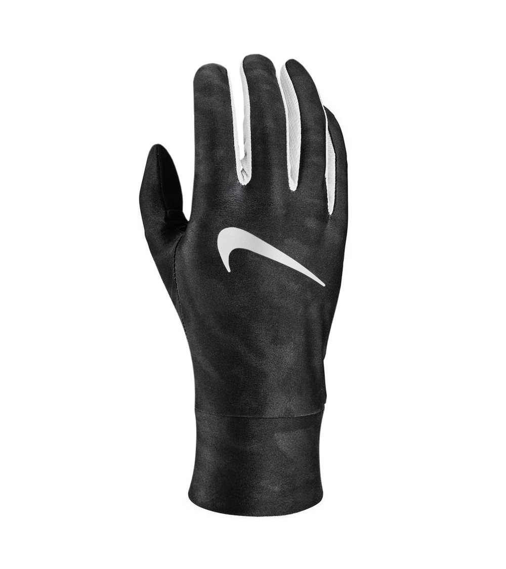 Rękawiczki męskie do biegania Nike Dri-Fit Lightweight szaro-czarne N1001934090