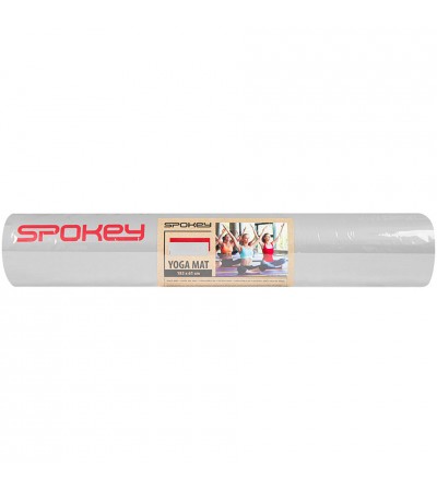 Mata do ćwiczeń i jogi gumowa Spokey Dream szaro-czerwona 183x61x0,5  928930