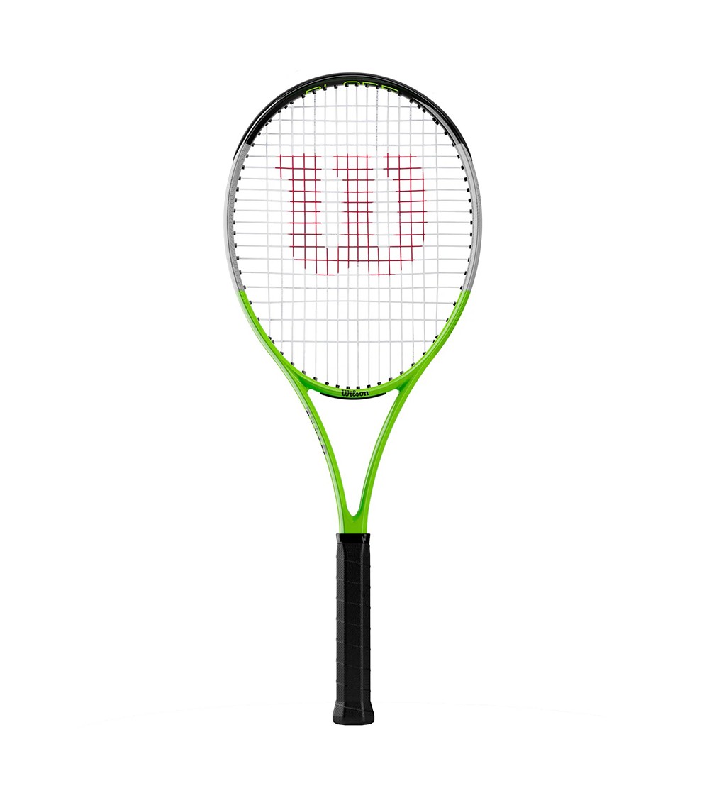 Rakieta do tenisa ziemnego Wilson Blade Feel RXT 105 RKT 3 4 3/8" zielono-czarno-srebrna WR086910U3