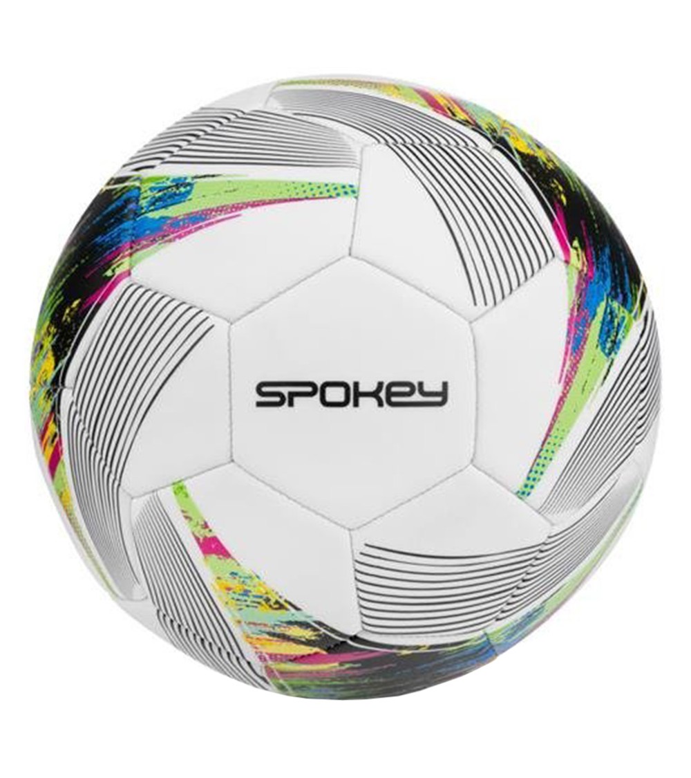 Piłka nożna Spokey Prodigy biało-kolorowa 925384