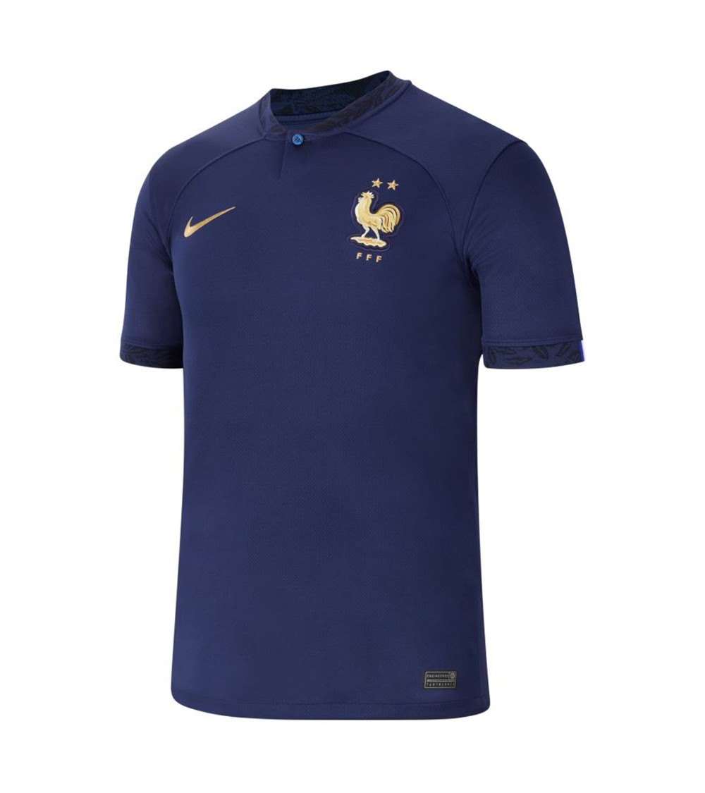 Koszulka męska Nike FFF Soccer Dri-FIT granatowa DN0690 410