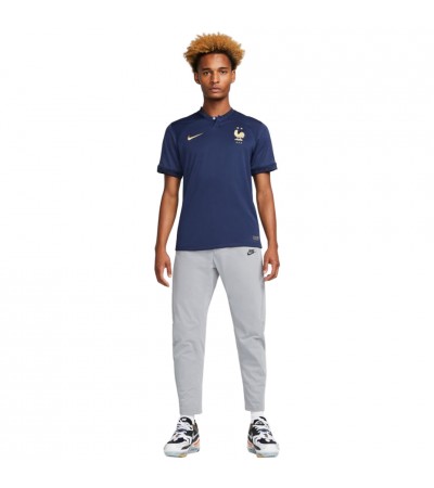 Koszulka męska Nike FFF Soccer Dri-FIT granatowa DN0690 410