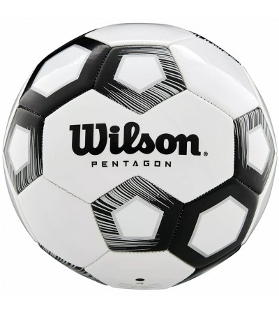 Piłka nożna Wilson Pentagon SB BL biało-czarna WTE8527XB05