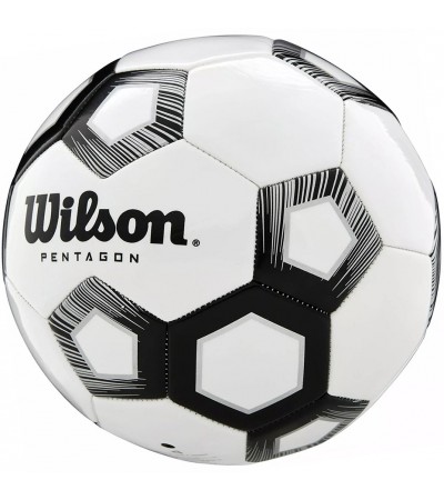 Piłka nożna Wilson Pentagon SB BL biało-czarna WTE8527XB05