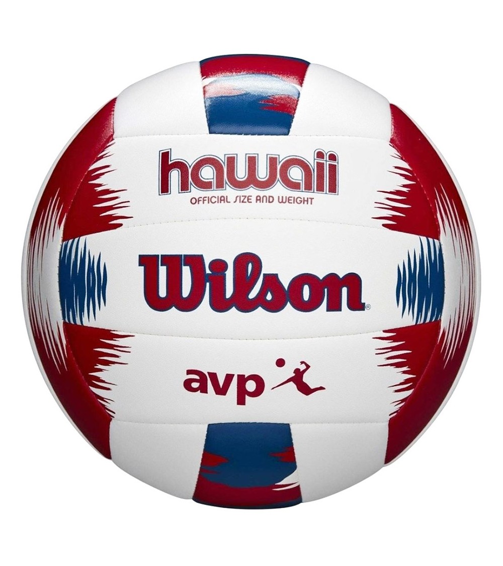 Piłka siatkowa Wilson AVP Hawaii Beach Official size biało-czerwono-niebieska WTH80219KIT