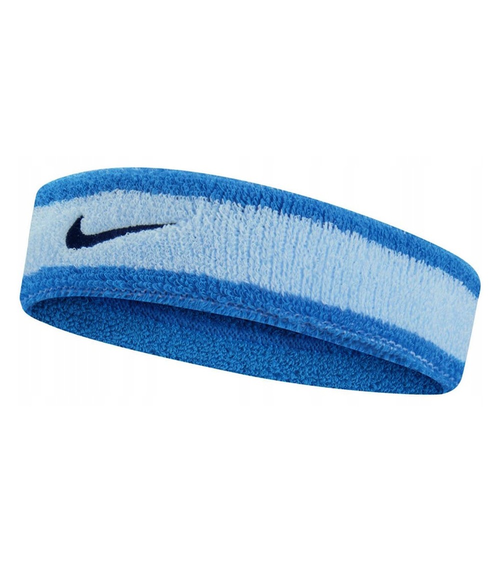 Opaska na głowę Nike Swoosh Frotte niebieska N0001544425OS