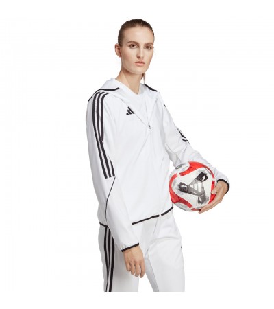 Kurtka damska adidas Tiro 23 League Windbreaker biała IA1631