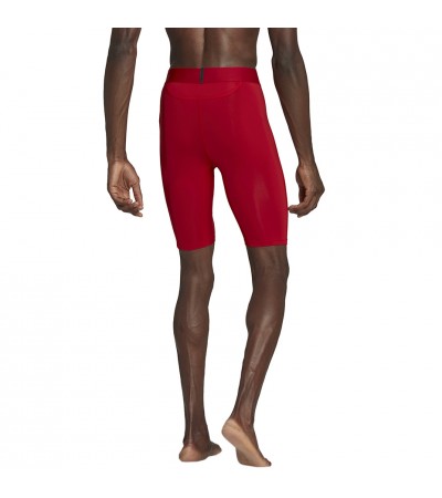 Spodenki męskie adidas Techfit Aeroready Short Tights czerwone HP0616