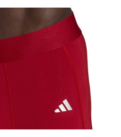 Spodenki męskie adidas Techfit Aeroready Short Tights czerwone HP0616