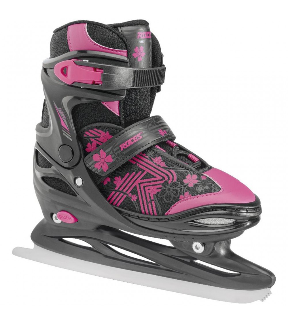 Łyżwy Roces Jokey Ice 3.0 Girl czarno-różowe 450708 00002