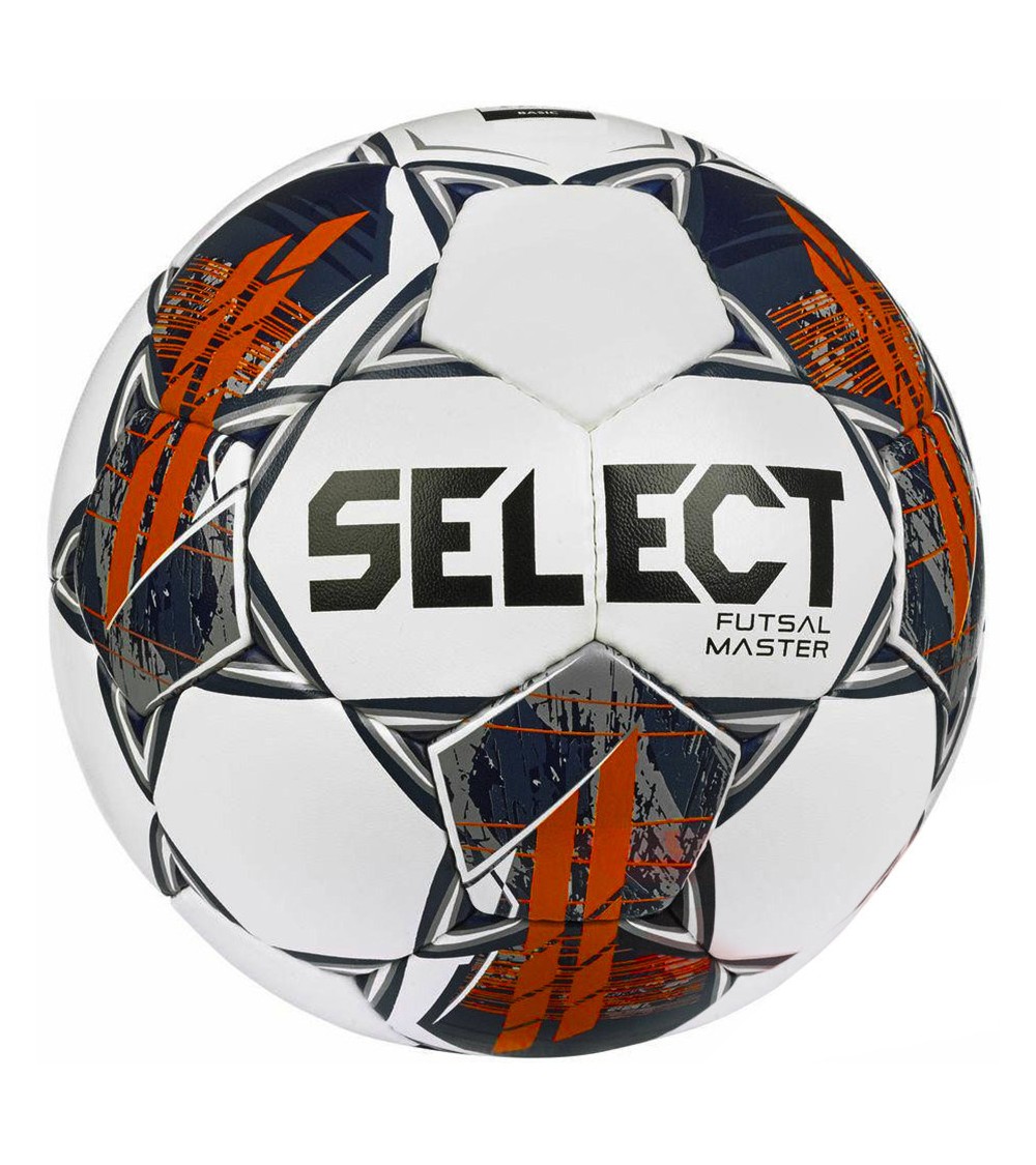 Piłka nożna Select Hala Futsal Master grain 22 FIFA Basic biało-pomarańczowa 17571