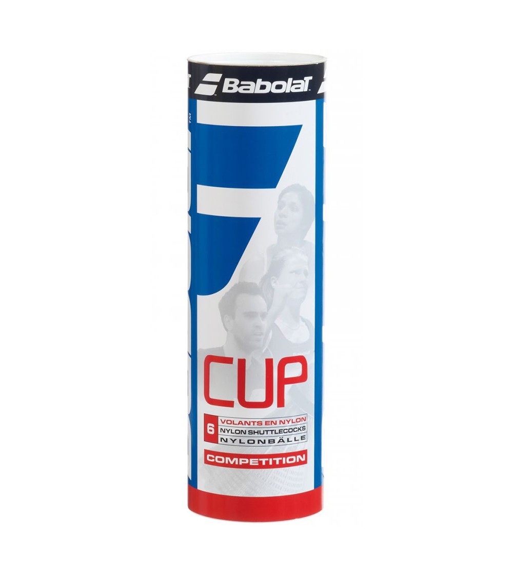 Lotki do badmintona Babolat Nylon Cup Competition Medium 6 szt. żółty 134003