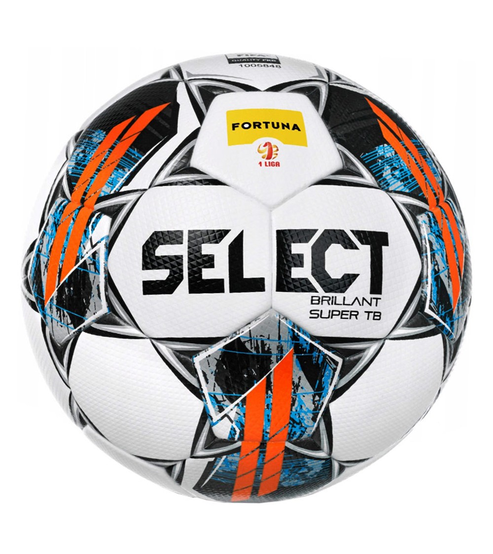 Piłka nożna Select Brillant Super TB 5 Fortuna 1 Liga FIFA 2022 biało-czarna 17616