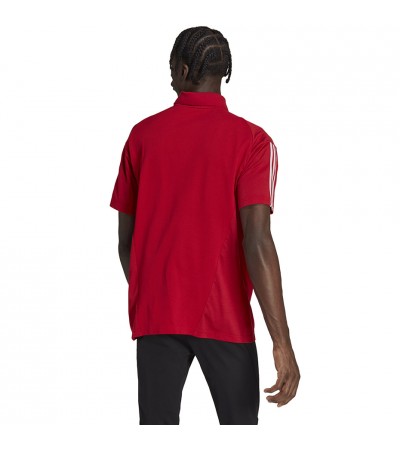Koszulka męska adidas Tiro 23 Competition Polo czerwona HI3049