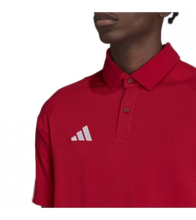 Koszulka męska adidas Tiro 23 Competition Polo czerwona HI3049