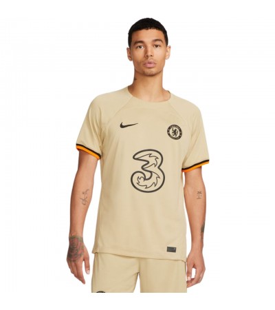 Koszulka męska Nike Chelsea FC Stadium beżowa DN2712 253