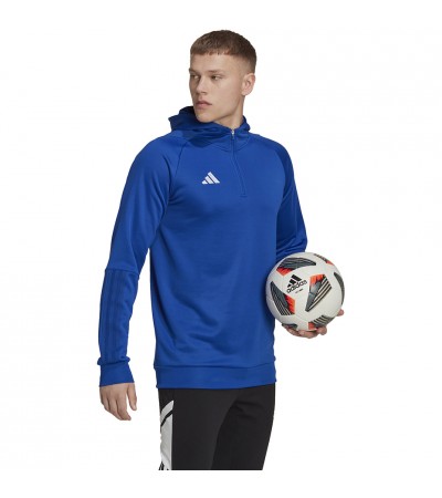 Bluza męska adidas Tiro 23 Competition Hoodie niebieska HU1349