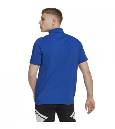 Koszulka męska adidas Tiro 23 Competition Polo niebieska HU1342