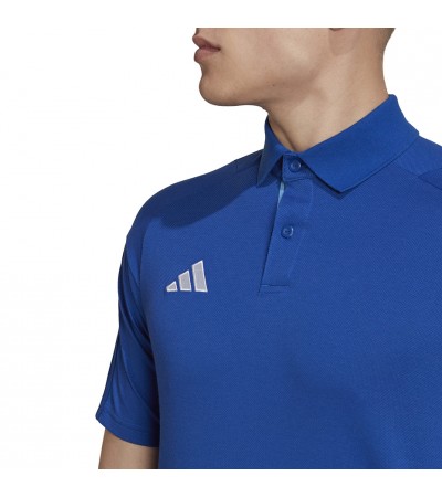 Koszulka męska adidas Tiro 23 Competition Polo niebieska HU1342