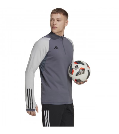 Bluza męska adidas Tiro 23 Competition Training Top szara HU1316
