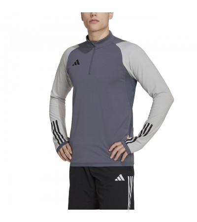 Bluza męska adidas Tiro 23 Competition Training Top szara HU1316