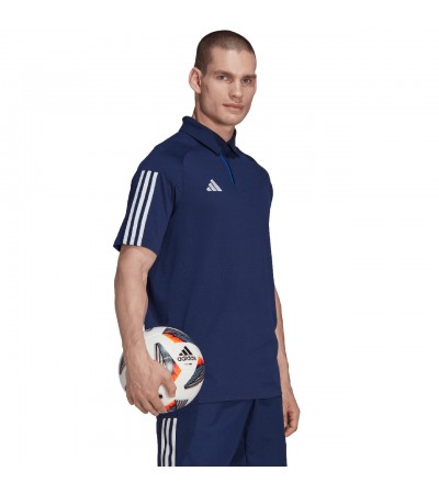 Koszulka męska adidas Tiro 23 Competition Polo granatowa HK8052