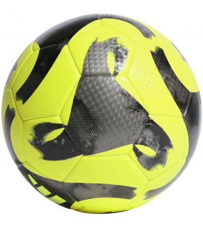 Piłka nożna adidas Tiro League Thermally Bonded żółto-czarna HZ1295