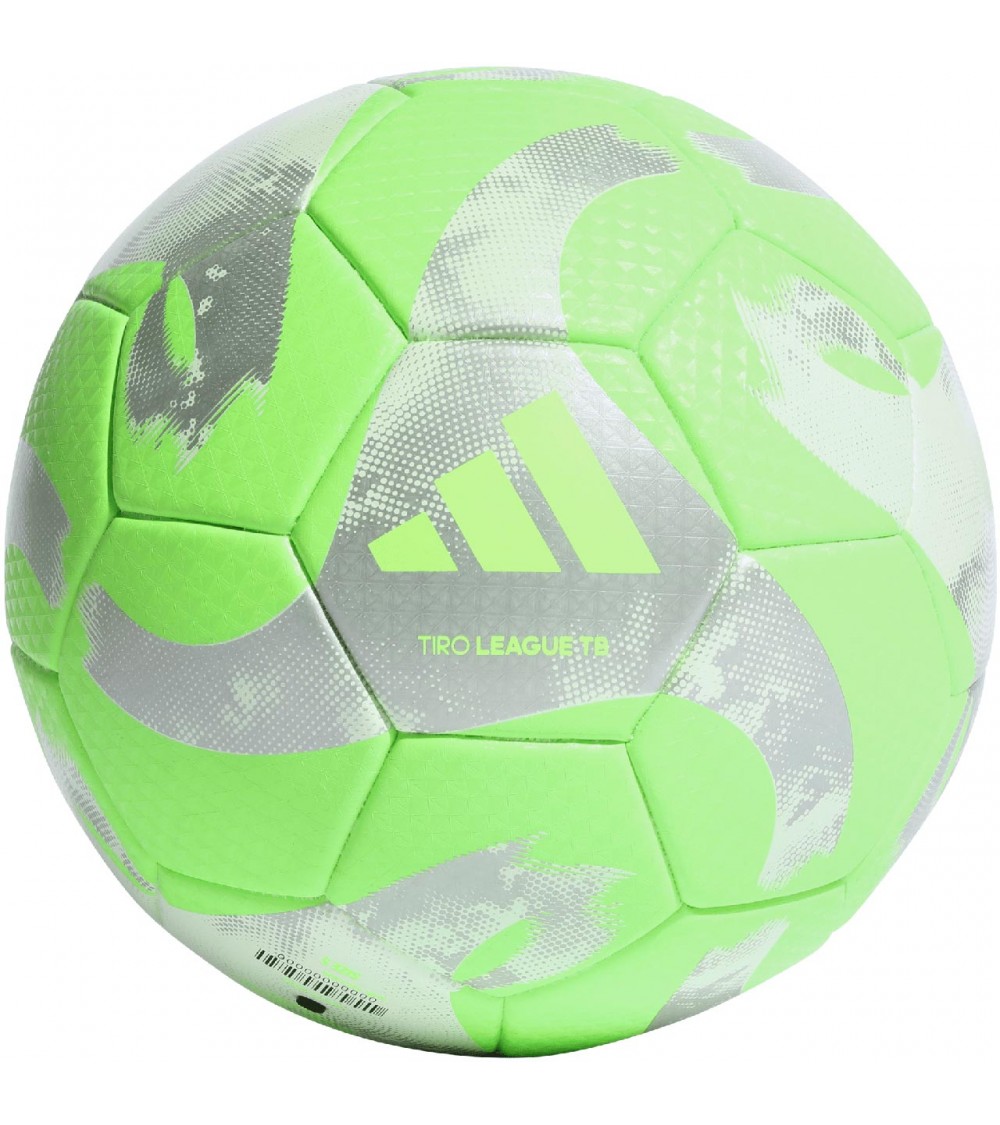 Piłka nożna adidas Tiro League Thermally Bonded zielono-szara HZ1296