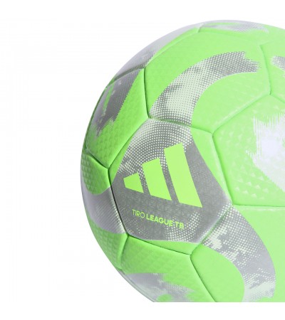 Piłka nożna adidas Tiro League Thermally Bonded zielono-szara HZ1296