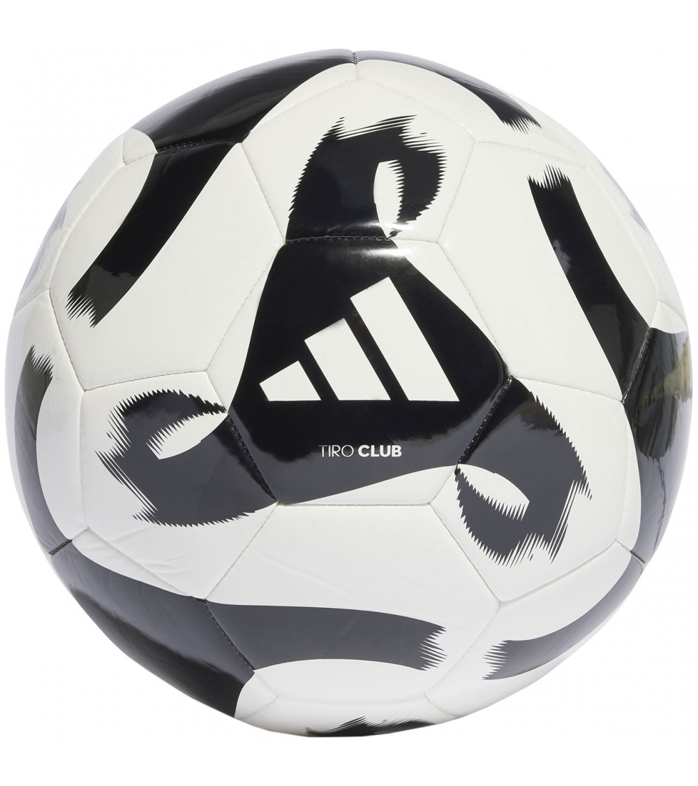 Piłka nożna adidas Tiro Club biało-czarna HT2430