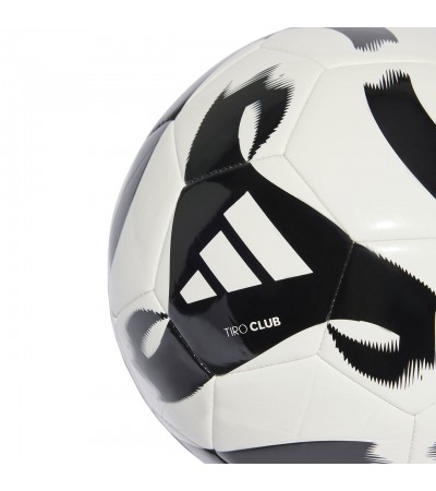 Piłka nożna adidas Tiro Club biało-czarna HT2430