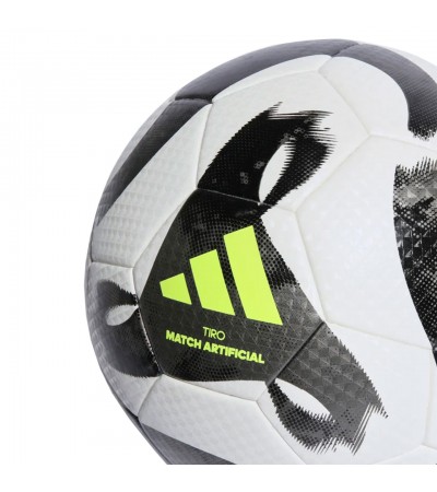 Piłka nożna adidas Tiro League Artificial Ground biało-czarna HT2423